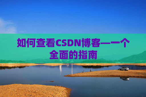 如何查看CSDN博客—一个全面的指南